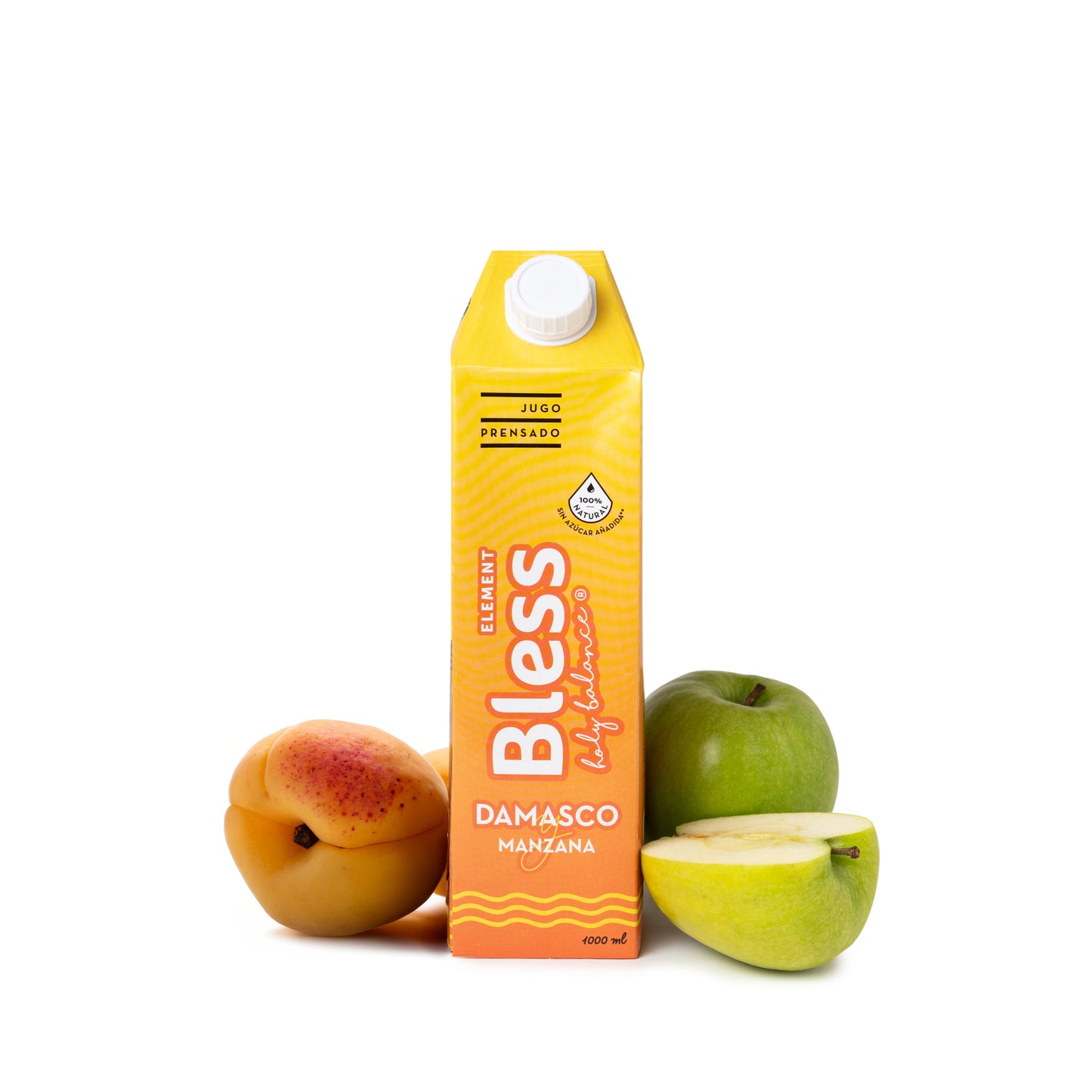 Caja Element mix 3 sabores Manzana - Pera - Damasco - 12 x Litro