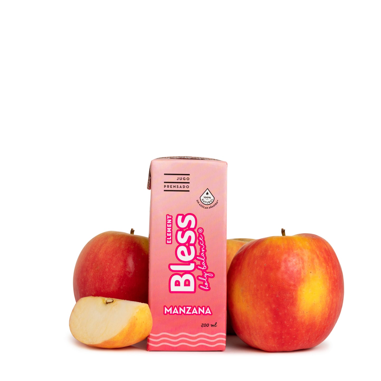 Caja Element mix 3 sabores Manzana - Pera - Damasco - 24 x 200 ml