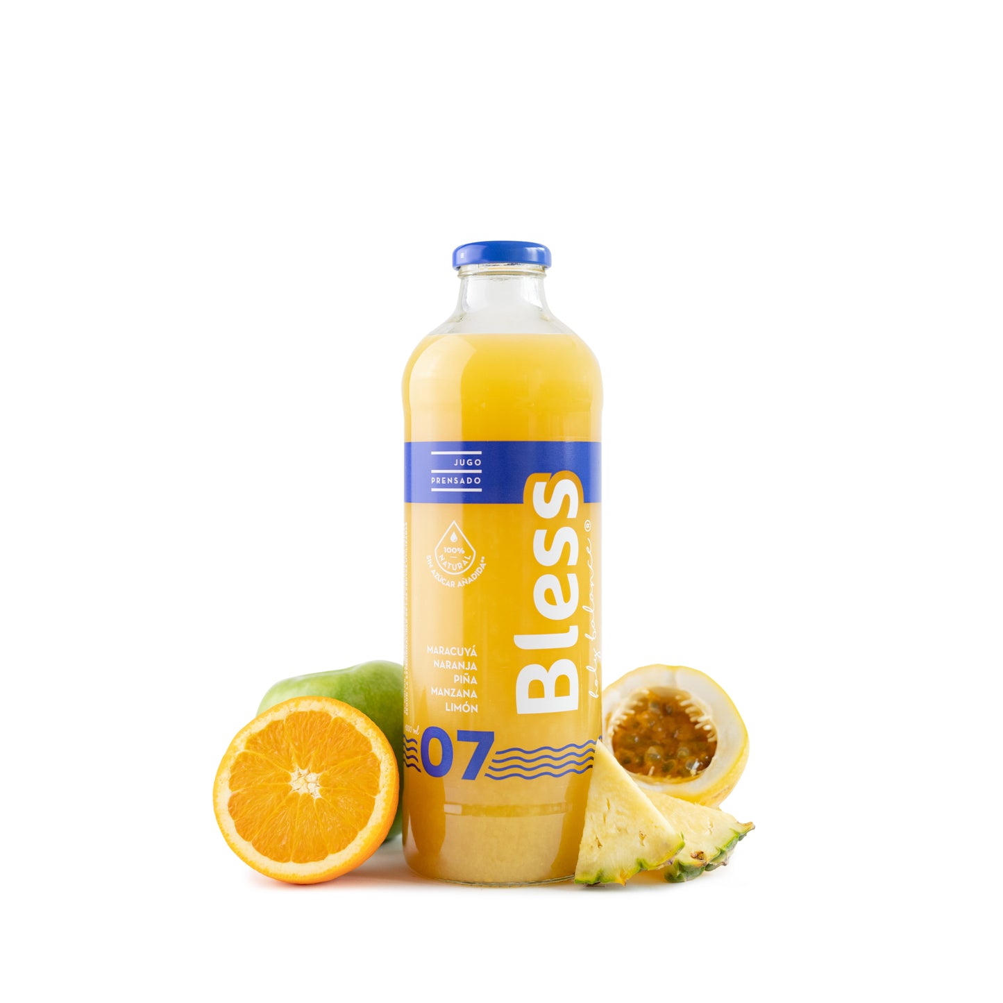Suscripción Caja Jugo 07 Maracuyá, naranja, piña y manzana - Litro