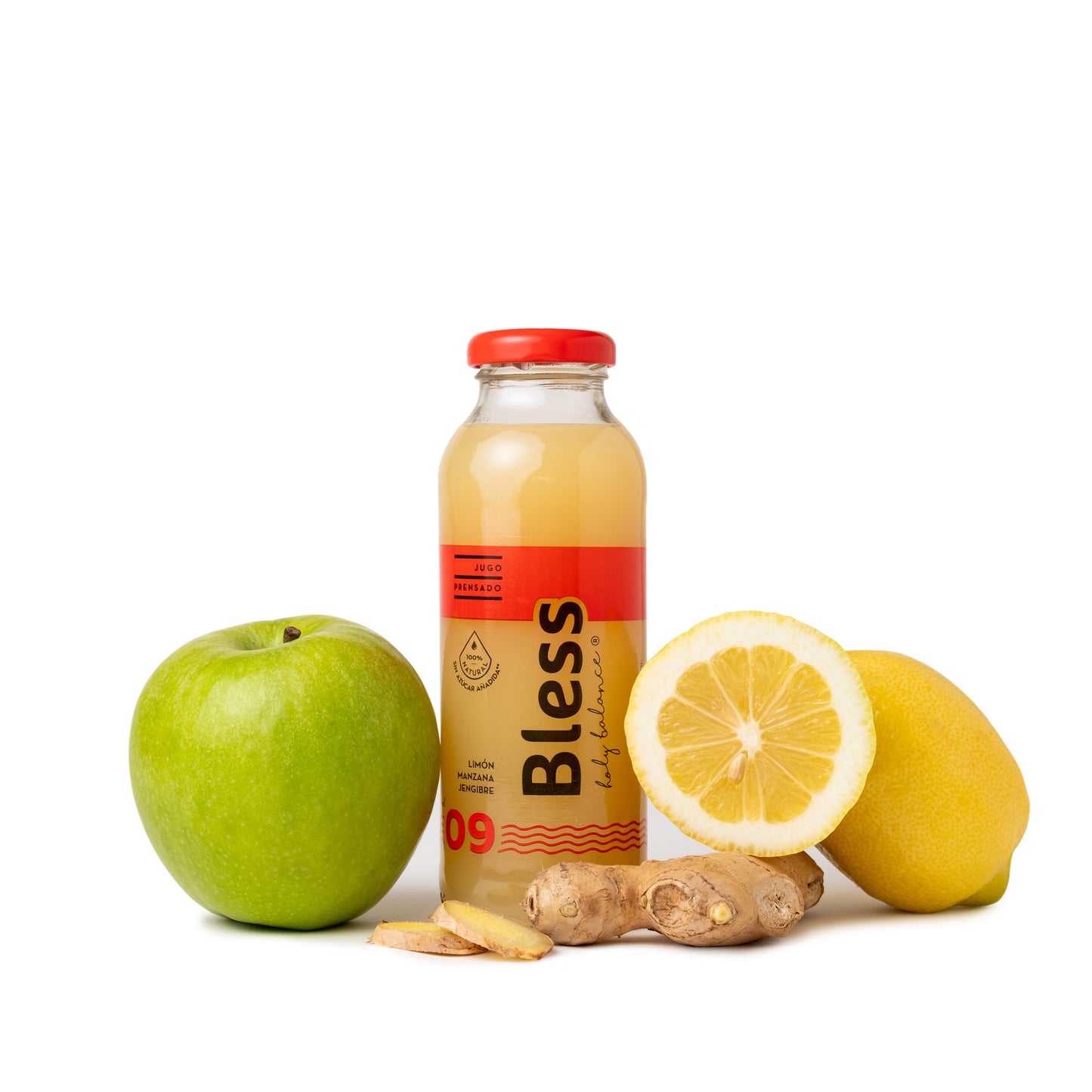 Caja Jugo 09 Limón, jengibre y limón - 300 ml