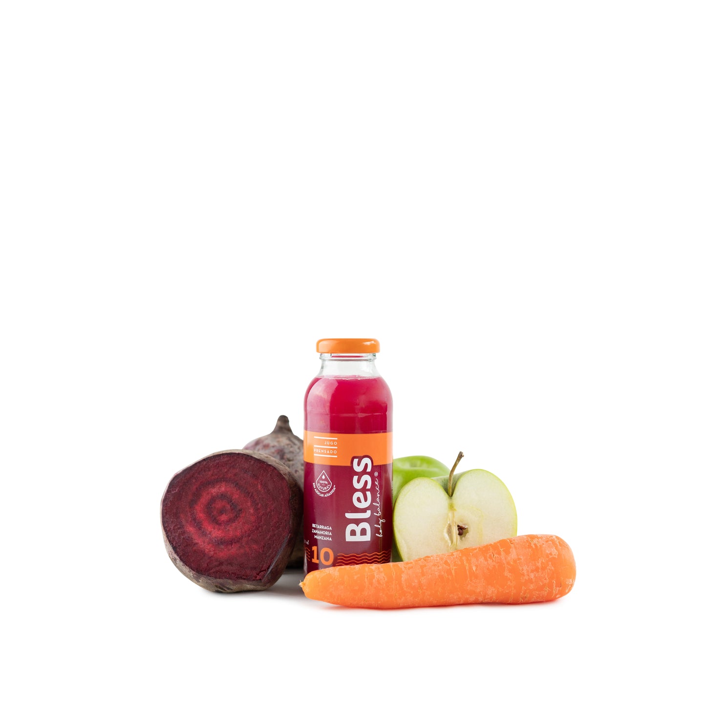 Caja Jugo 10 Betarraga, zanahoria y manzana - 300 ml