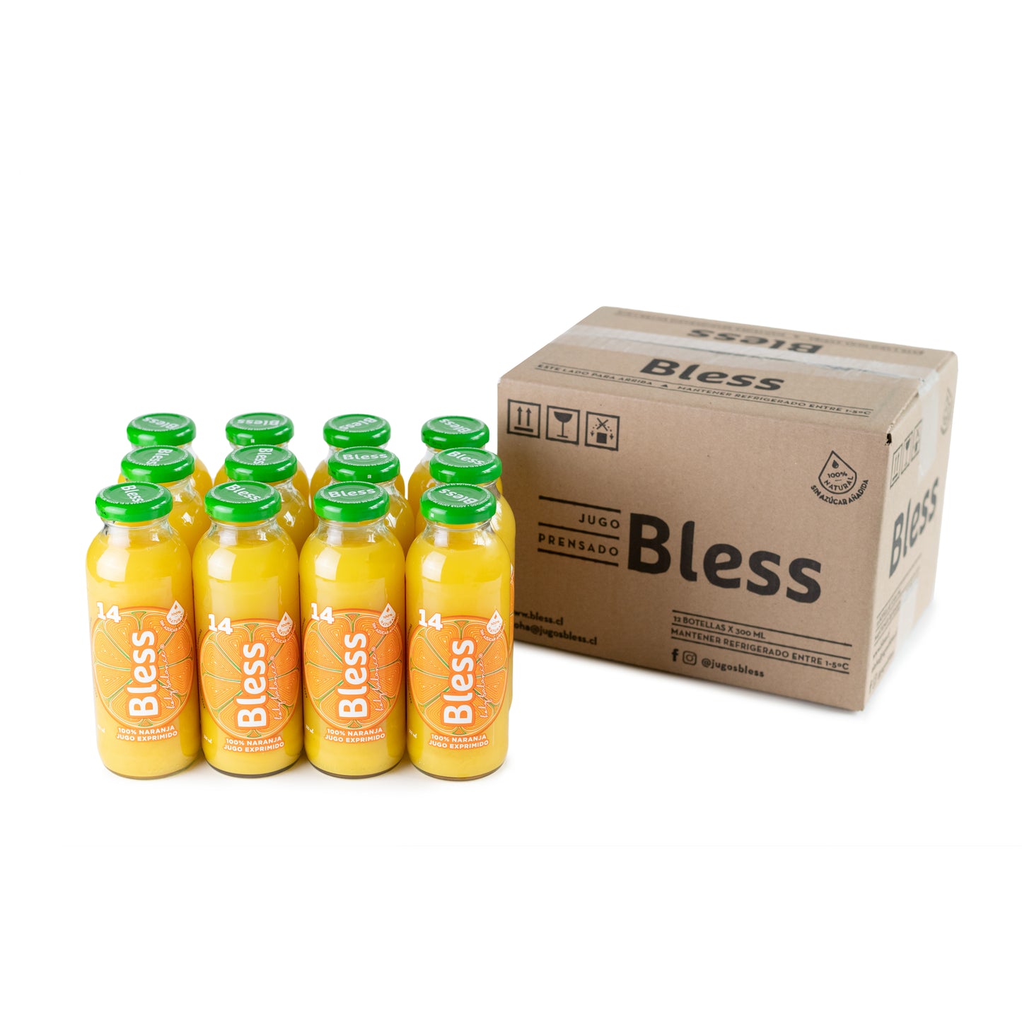 Caja 100% Jugo de Naranja – 300ml