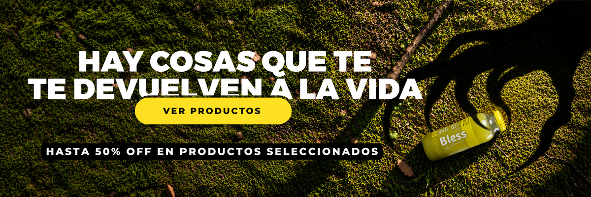 Hay cosas que te devuelven a la vida. Hasta 50% OFF. Ver productos.