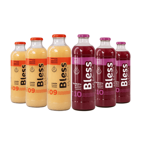 Caja Jugo 10 Frambuesa y Jugo 09 Limón - Litro