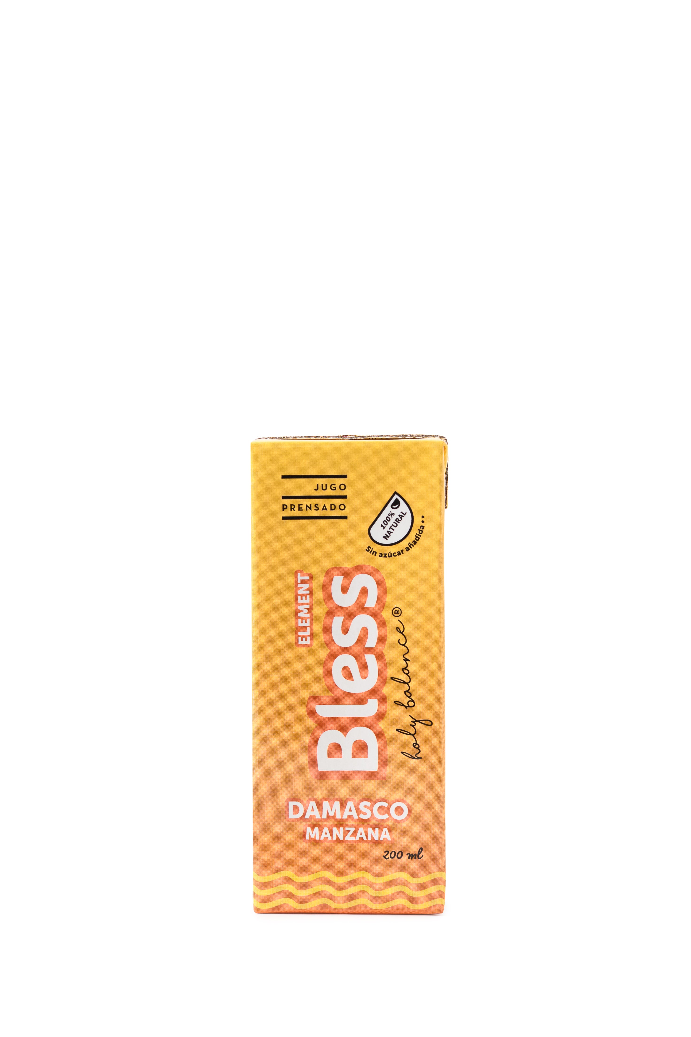 Caja Element Damasco y manzana - 24 Tetrapack de 200 ml
