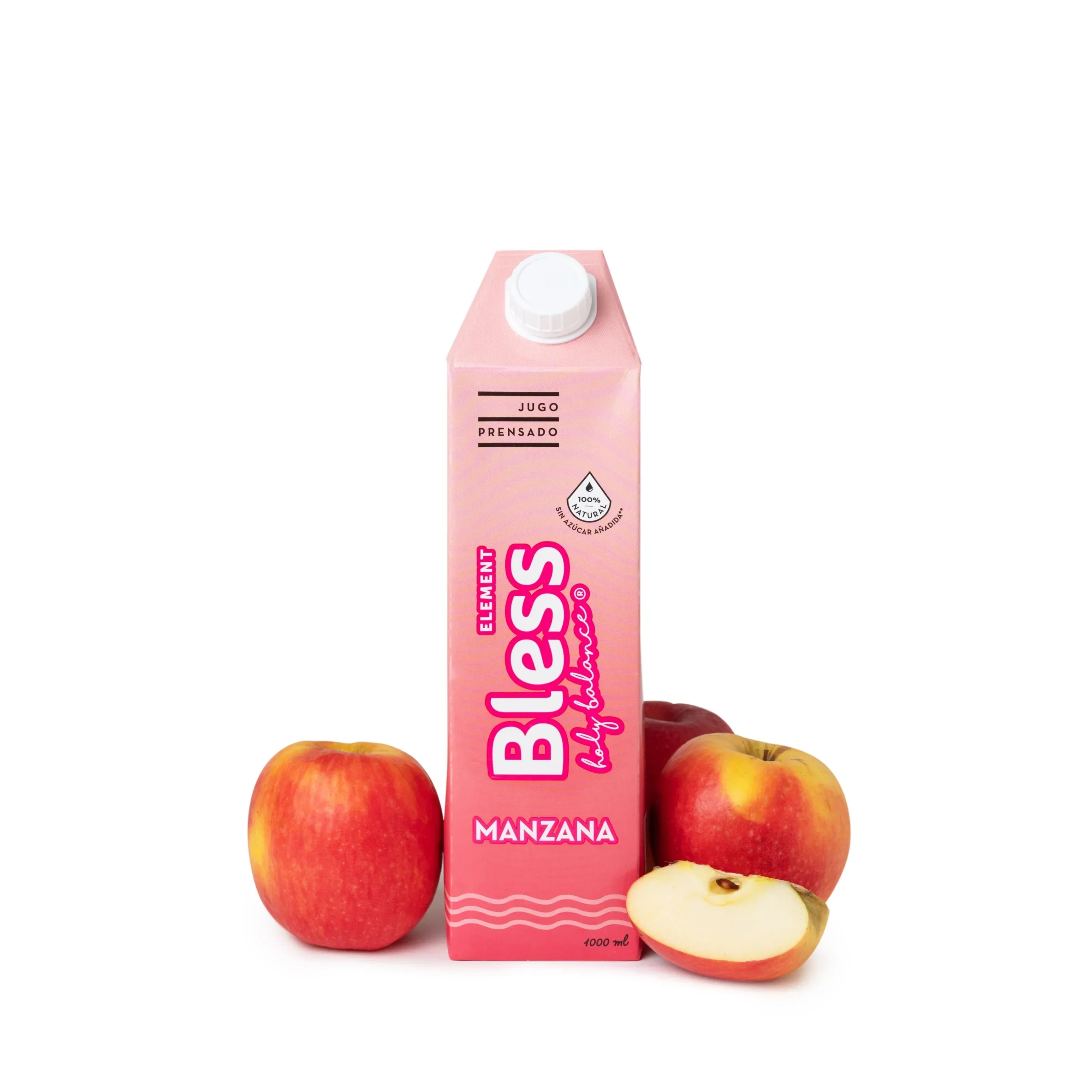 Suscripción Mensual Element mix 3 sabores Manzana - Pera - Damasco - Caja 12 x Litro
