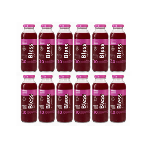 Caja Jugo Frambuesa, betarraga, zanahoria y manzana. - 12 Botellas de 300 ml