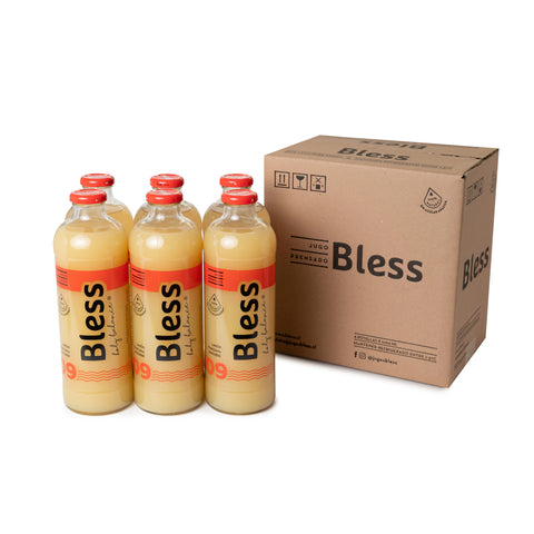 Caja Jugo 09 Limón, manzana y jengibre - Litro