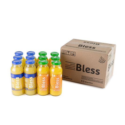 Caja Jugo 14 Naranja y Jugo 07 Maracuyá - 300 ml