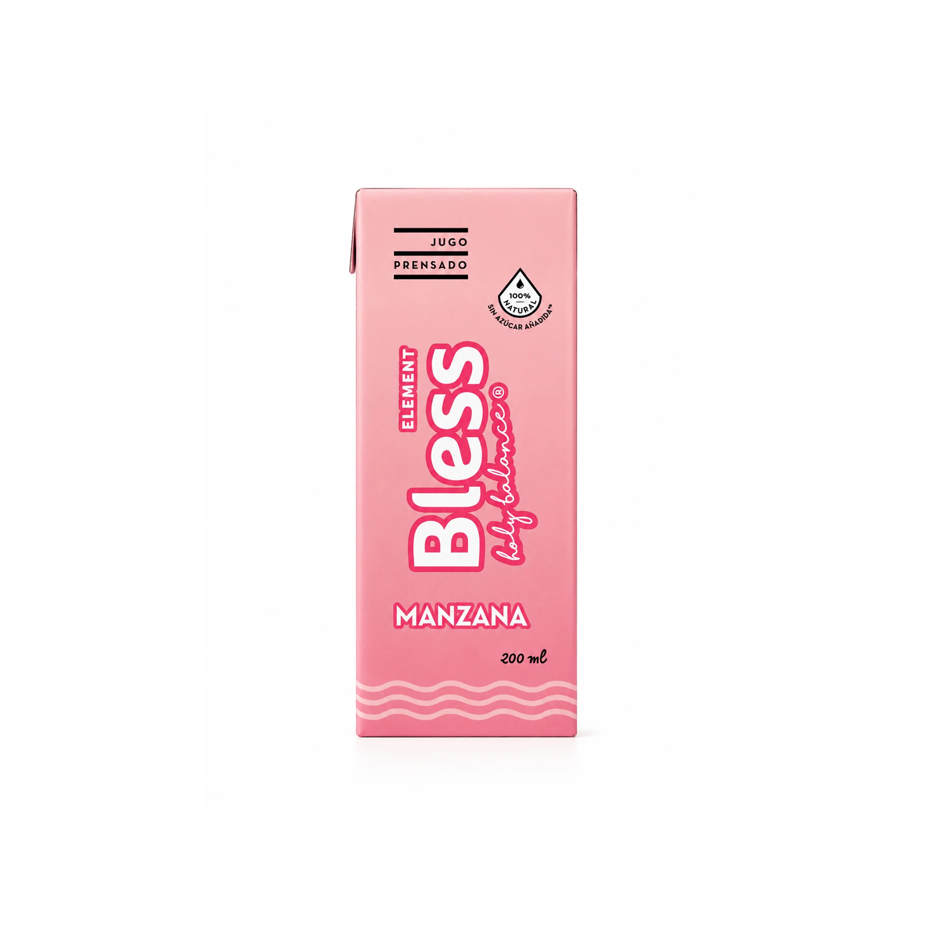 Suscripción Mensual Element mix 4 sabores Manzana - Pera - Damasco - Naranja - Caja 24 x 200 ml