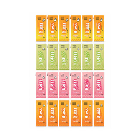 Caja Element mix 4 sabores Manzana - Pera - Damasco - Naranja 24 Tetrapack de 200 ml