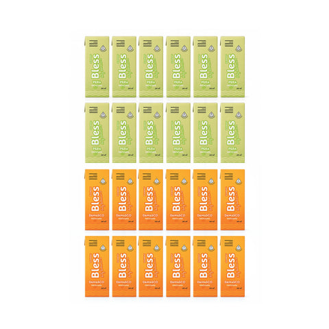 Caja Element mix 2 sabores Pera - Damasco - 24 Tetrapack  de 200 ml