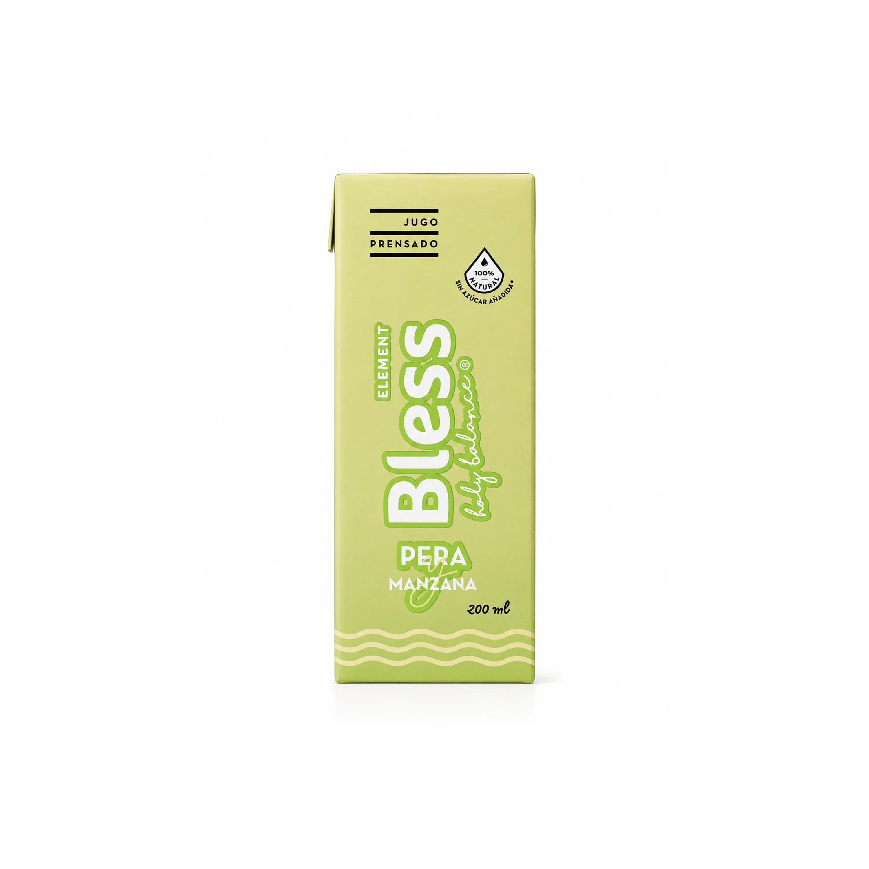 Suscripción Mensual Element mix 4 sabores Manzana - Pera - Damasco - Naranja - Caja 24 x 200 ml