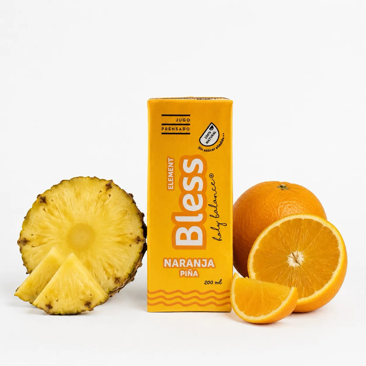Naranja y piña