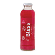 Agua de Frambuesa Bless, botella de vidrio de 475 ml