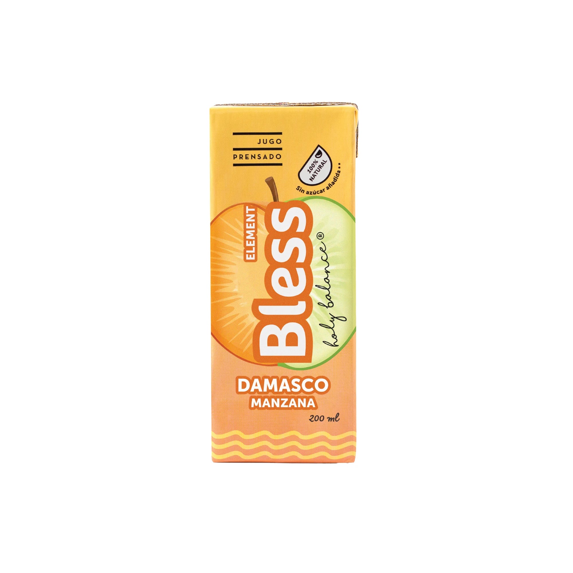 Element Damasco Manzana Bless, tetrapack de 200 ml