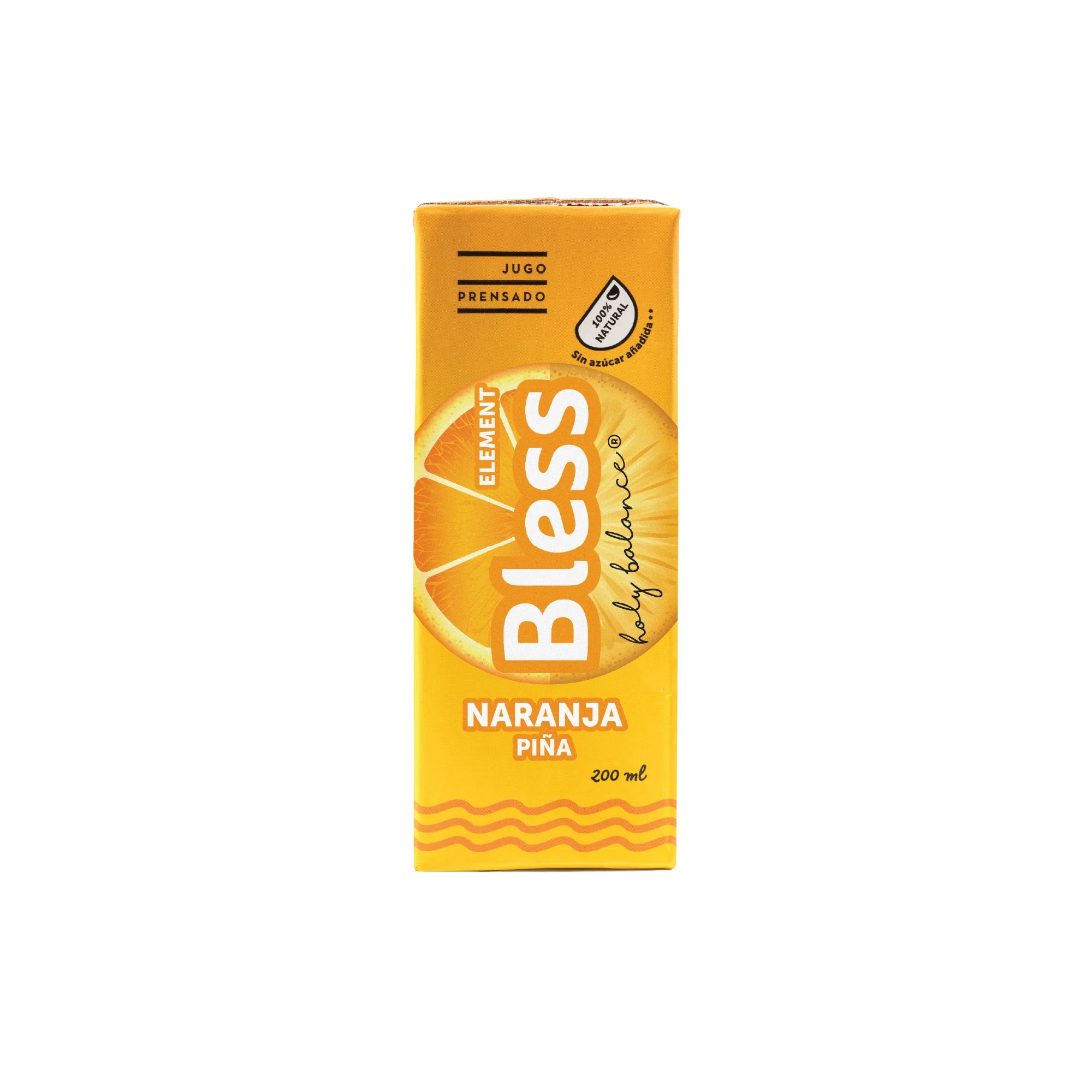 Element Naranja Piña Bless, tetrapack de 200 ml