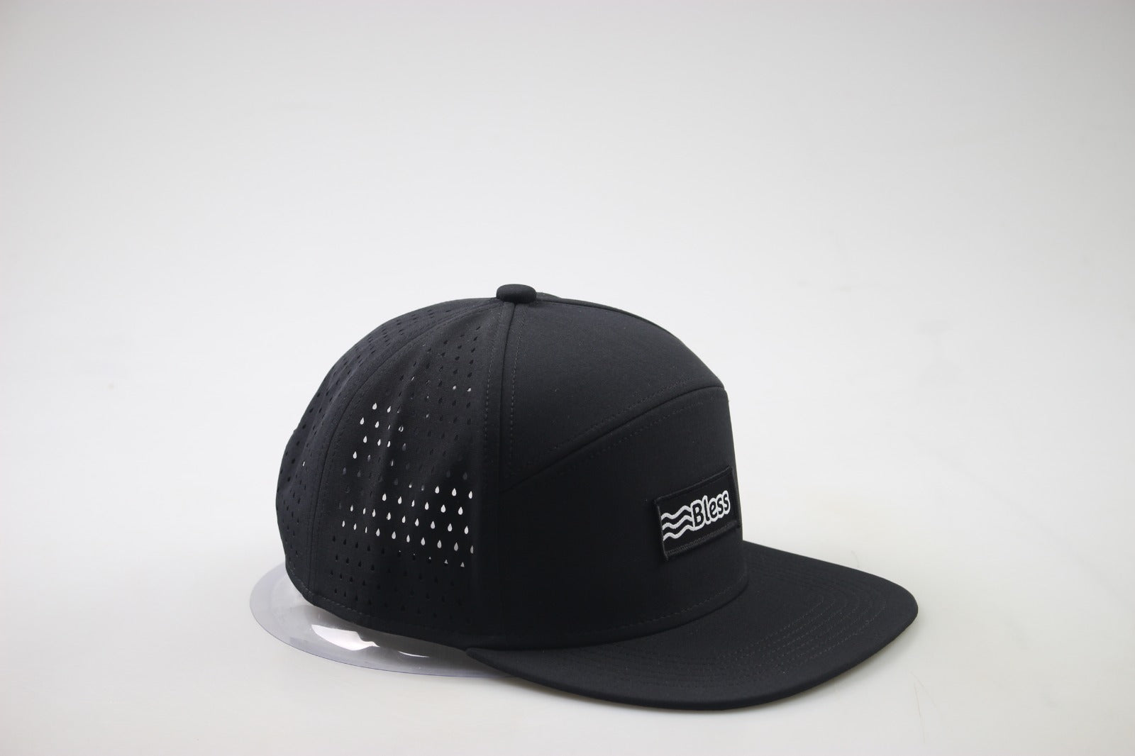 Jockey Bless negro, lateral opuesto